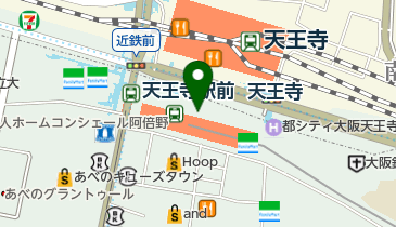 串の坊 あべのハルカスダイニング店の地図画像
