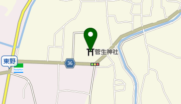 菅生神社の地図画像