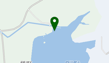 白川ダムの地図画像