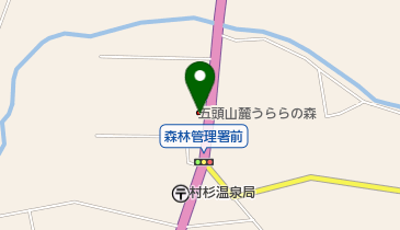 五頭山麓うららの森の地図画像