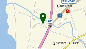 レストランこさどの地図画像