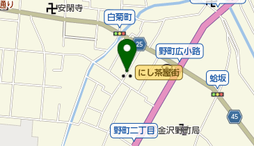 にし茶屋街 | 金沢市の通り・アクセス・地図 - NAVITIME