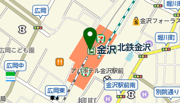 廻る富山湾すし玉 金沢駅店の地図画像