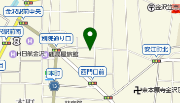 あかめ寿しの地図画像