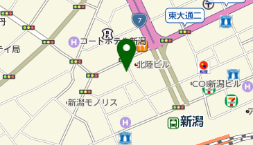 須坂屋そば 新潟駅前店の地図画像