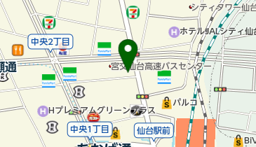 利久 西口本店の地図画像