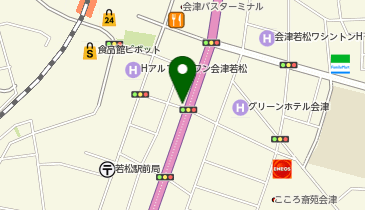 會津郷土食と桜鍋 鶴我 会津本店の地図画像