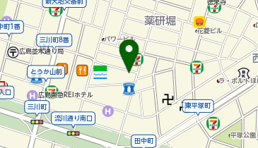 お好み焼き 越田 本店の地図画像