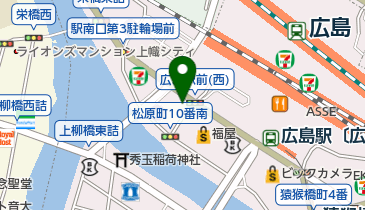 ひろしまお好み物語 駅前ひろばの地図画像