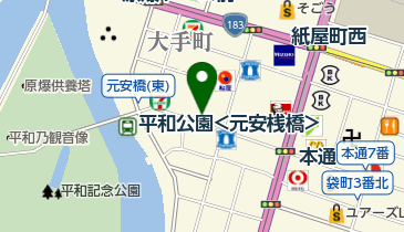 広島筆センター 広島店の地図画像