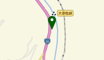 レストラン大歩危峡 まんなかの地図画像