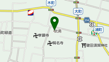 酒蔵武勇の地図画像
