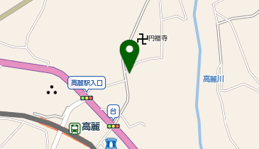 高麗豆腐の地図画像