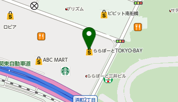 三井ショッピングパーク ららぽーとtokyo Bay トウキョウベイ 船橋市 ショッピングモール 273 0012 の地図 アクセス 地点情報 Navitime