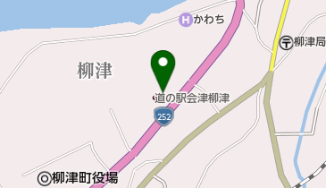 道の駅 会津柳津の地図画像