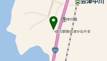 道の駅 奥会津かねやまの地図画像