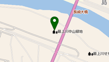 最上川中山緑地(せせらぎ公園・運動広場・子ども広場)の地図画像