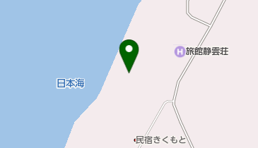 瀬波笹川流れ粟島県立自然公園の地図画像