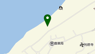 鷹巣海水浴場の地図画像