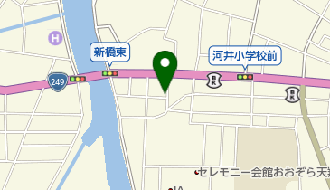 割烹 名月の地図画像