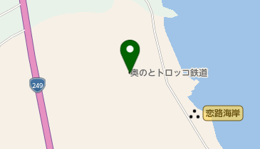 奥のとトロッコ鉄道「のトロ」の地図画像