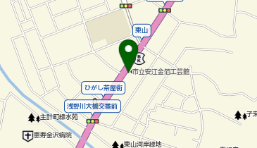 金沢市立安江金箔工芸館 金沢市 博物館 科学館 9 01 の地図 アクセス 地点情報 Navitime