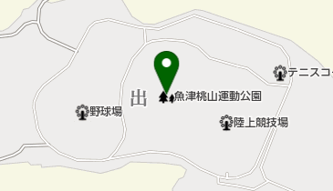 魚津桃山運動公園の地図画像