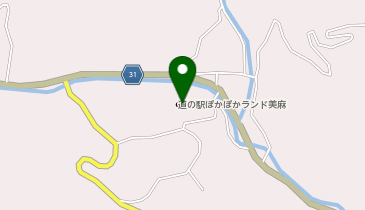 道の駅 ぽかぽかランド美麻の地図画像