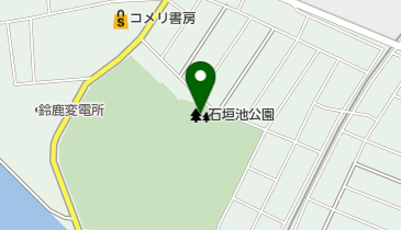 石垣池公園の地図画像
