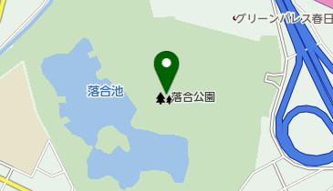 落合公園の地図画像