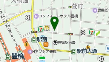 玉川うどん 豊橋広小路本店の地図画像