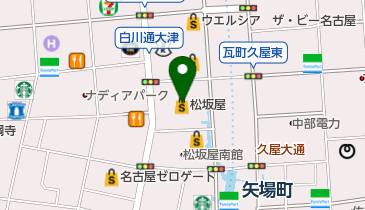 めいふつ 天むす 千寿 松坂屋店の地図画像