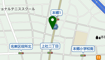 食堂ペコリの地図画像