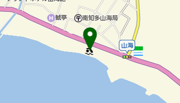 山海海水浴場の地図画像