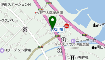 魚楽亭の地図画像