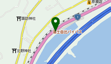 浜のかきあげやの地図画像