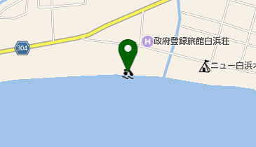 近江白浜水泳場の地図画像