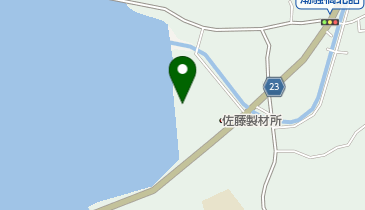 西広海岸の地図画像