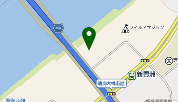 豊洲PITの地図画像