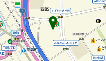 KT Zepp Yokohama(KTゼップ横浜)の地図画像