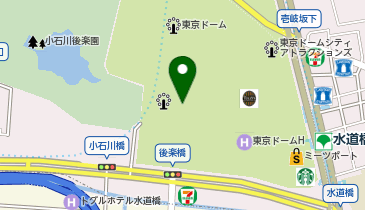 後楽園ホールの地図画像