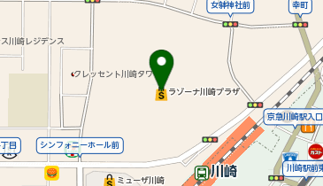 ラゾーナ川崎プラザソルの地図画像