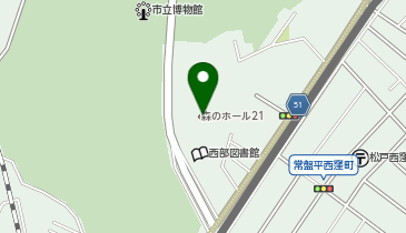 森のホール21(松戸市文化会館)の地図画像