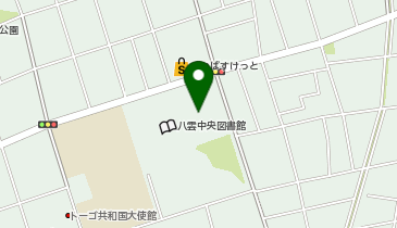 めぐろパーシモンホールの地図画像