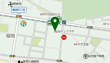 仙台サンプラザホールの地図画像