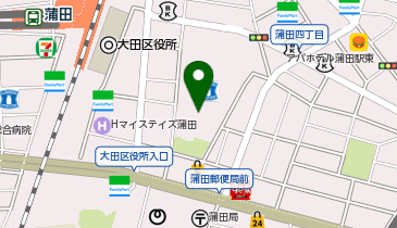 大田区民ホール・アプリコの地図画像