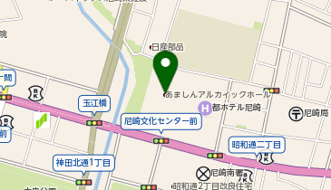 尼崎市総合文化センター あましんアルカイックホールの地図画像