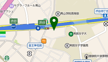 ベルサール渋谷ファーストの地図画像