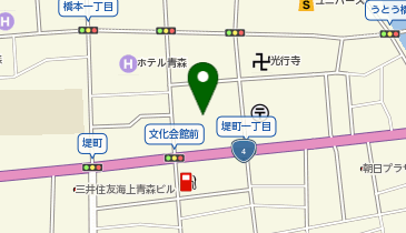 リンクステーションホール青森(青森市文化会館)の地図画像