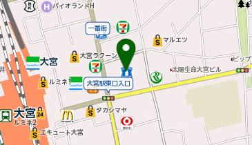 RaiBoc Hall(市民会館おおみや)の地図画像